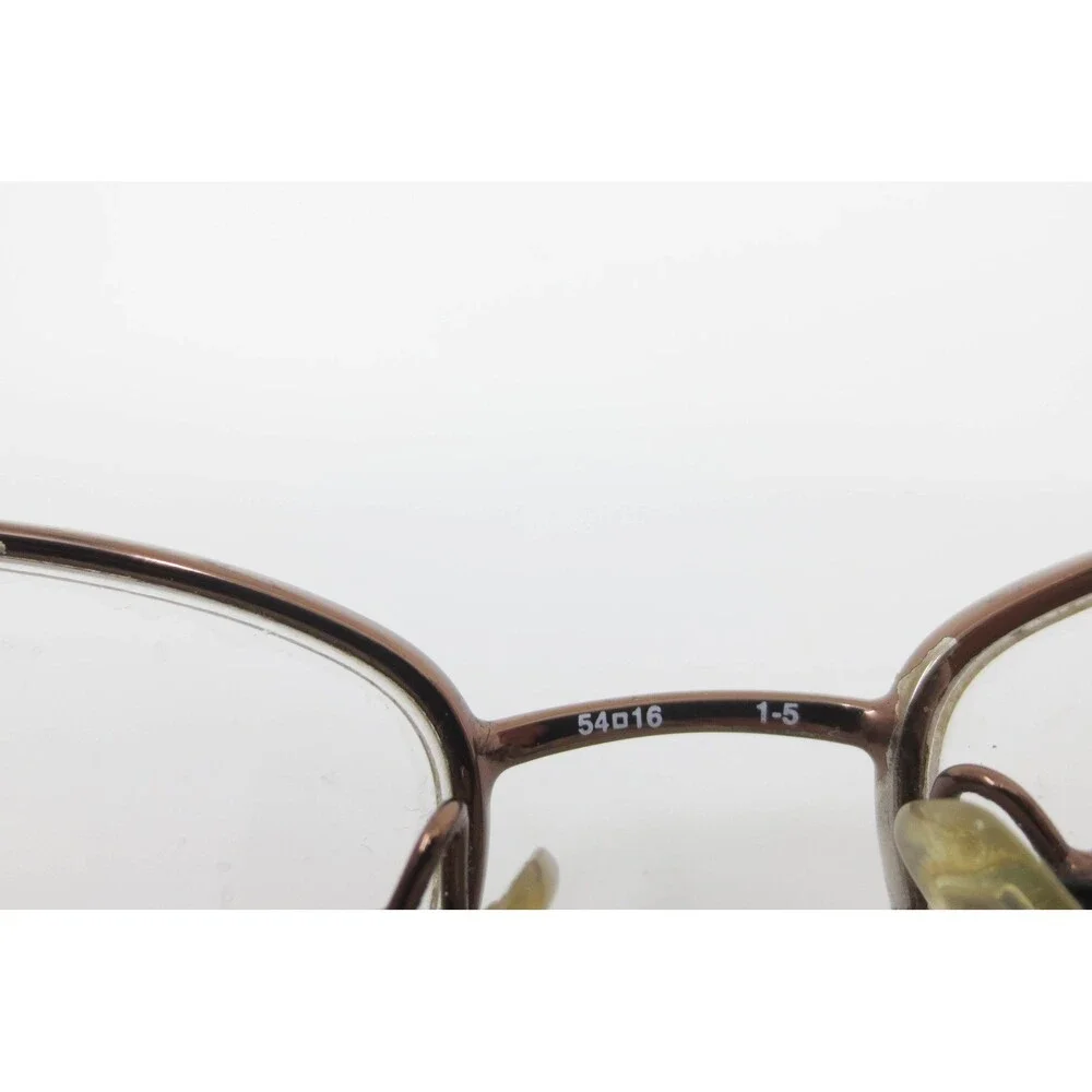 Fossil Paige 065T Brown Tortoise Rectangular Half Rim Eyeglasses 54-16-135